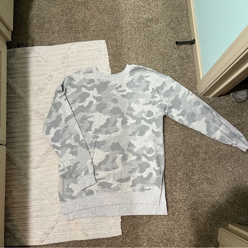 Camo Crewneck Sweatshirt